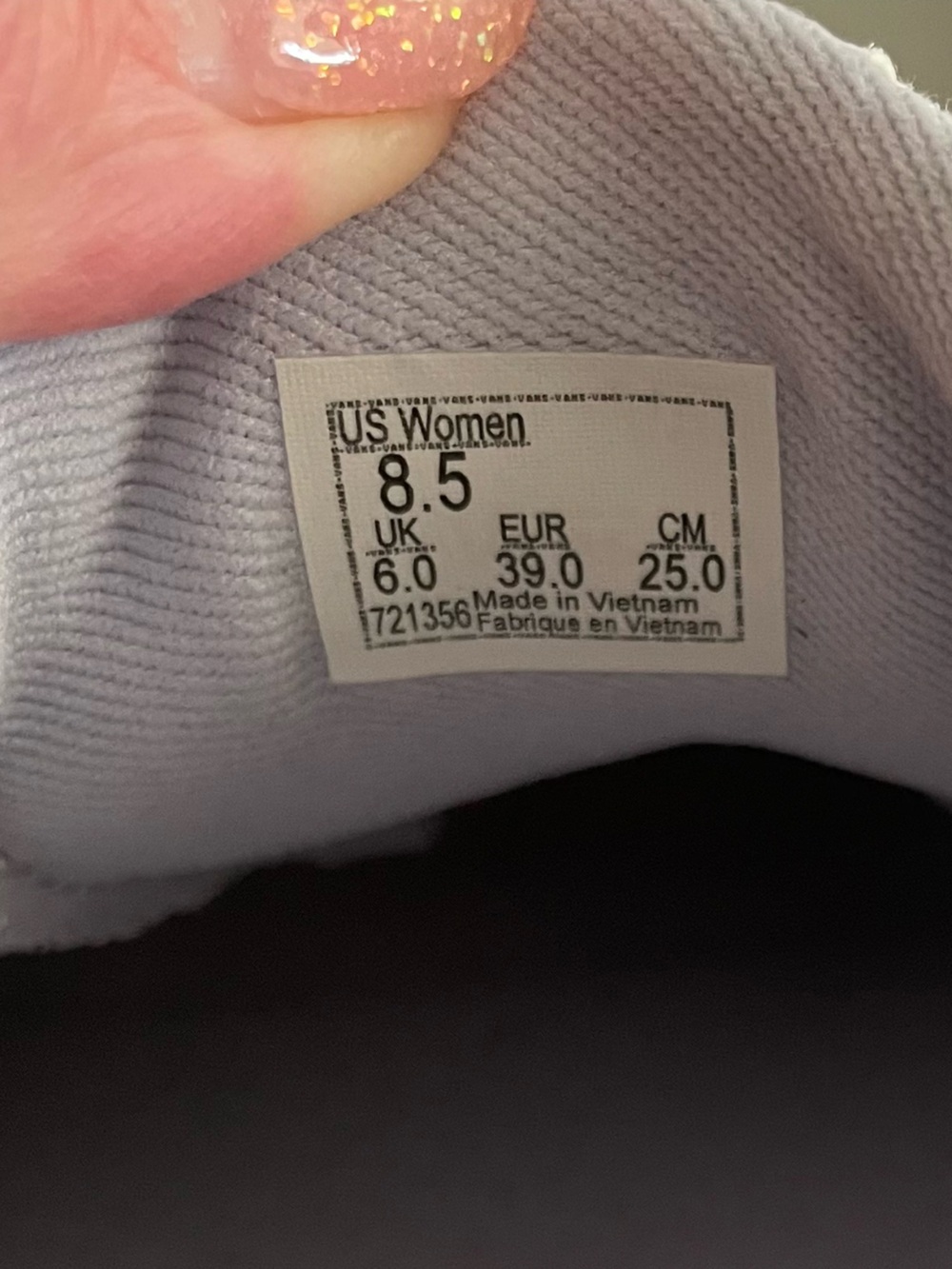 ๐ VANS Era Suede 'Drizzle Ballad Blue' Colorblock Sneakers Women's Size 8.5 - Picture 6 of 9